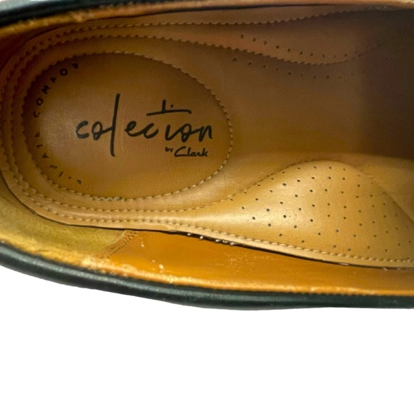 Clarks Collection ExtraLight Black Men's Penny‎ Loafers Leather Slip On Comfort - Picture 12 of 13